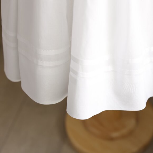 White Smocked Dress 100% Cotton Hand Embroidery Spring Portrait 18/24 Month New - Picture 6 of 7